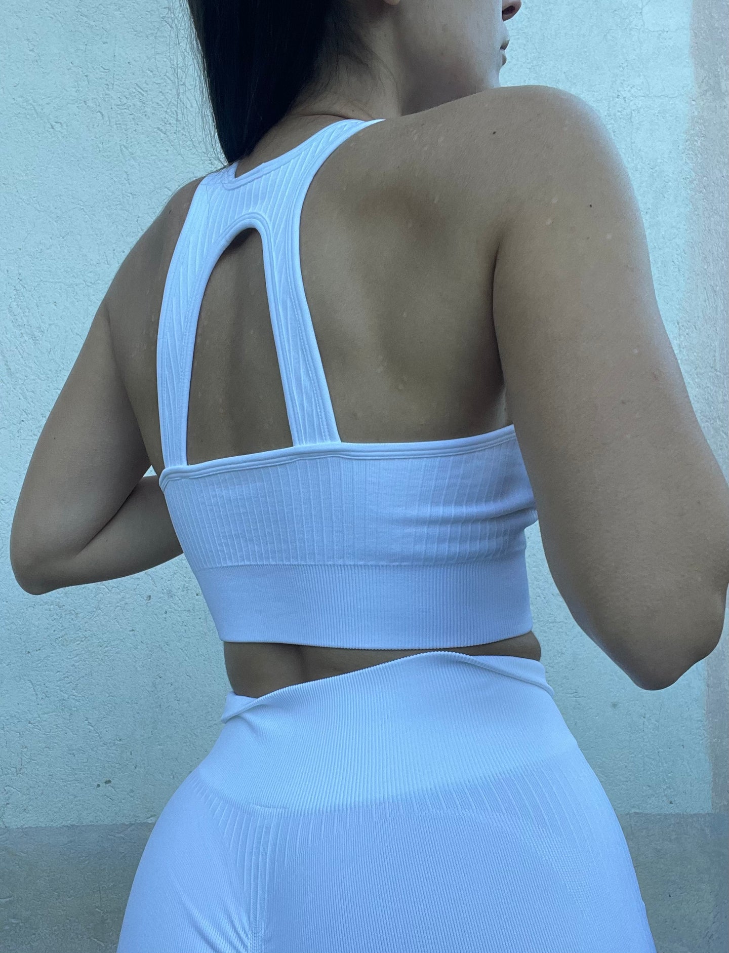 RIBBED Bra bianco